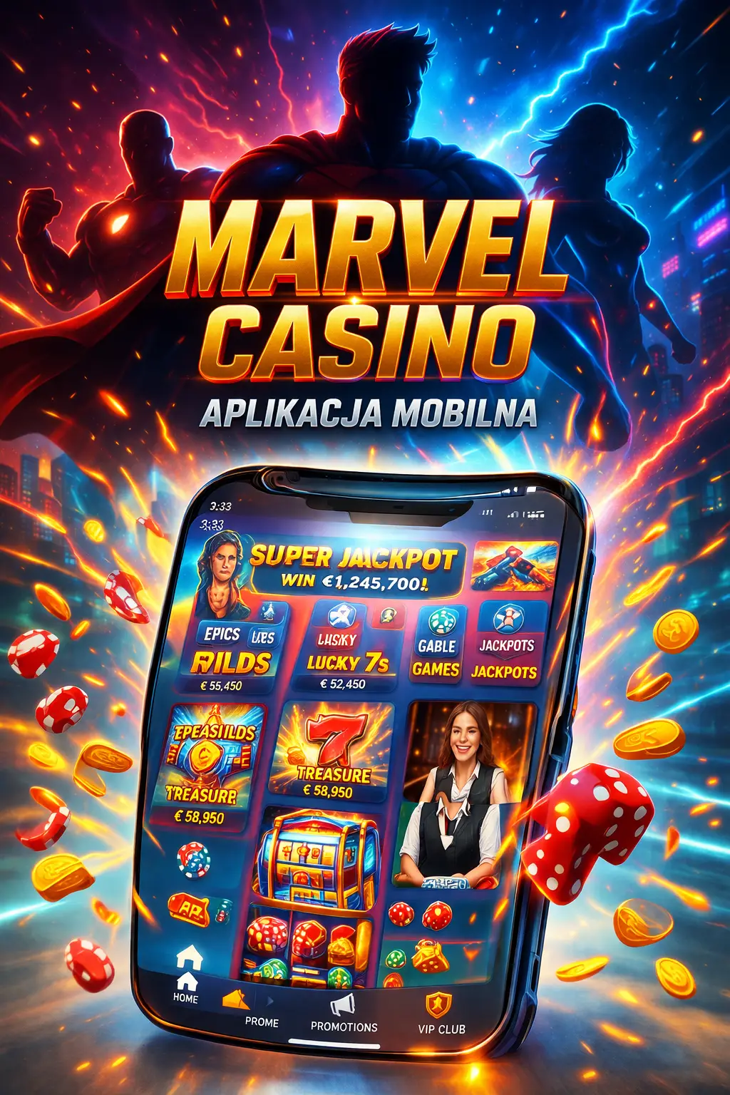 Marvel Casino Aplikacja Mobilna 2026 – Android, iOS i Wersja Przeglądarkowa dla Polaków