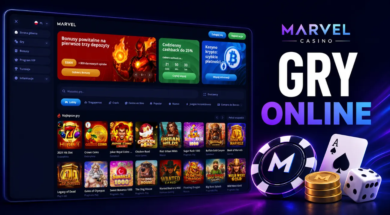 Gry w Marvel Casino online